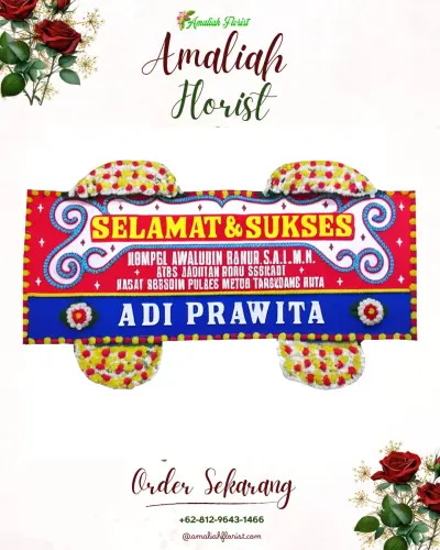 Karangan Bunga Ucapan Selamat di Malabar